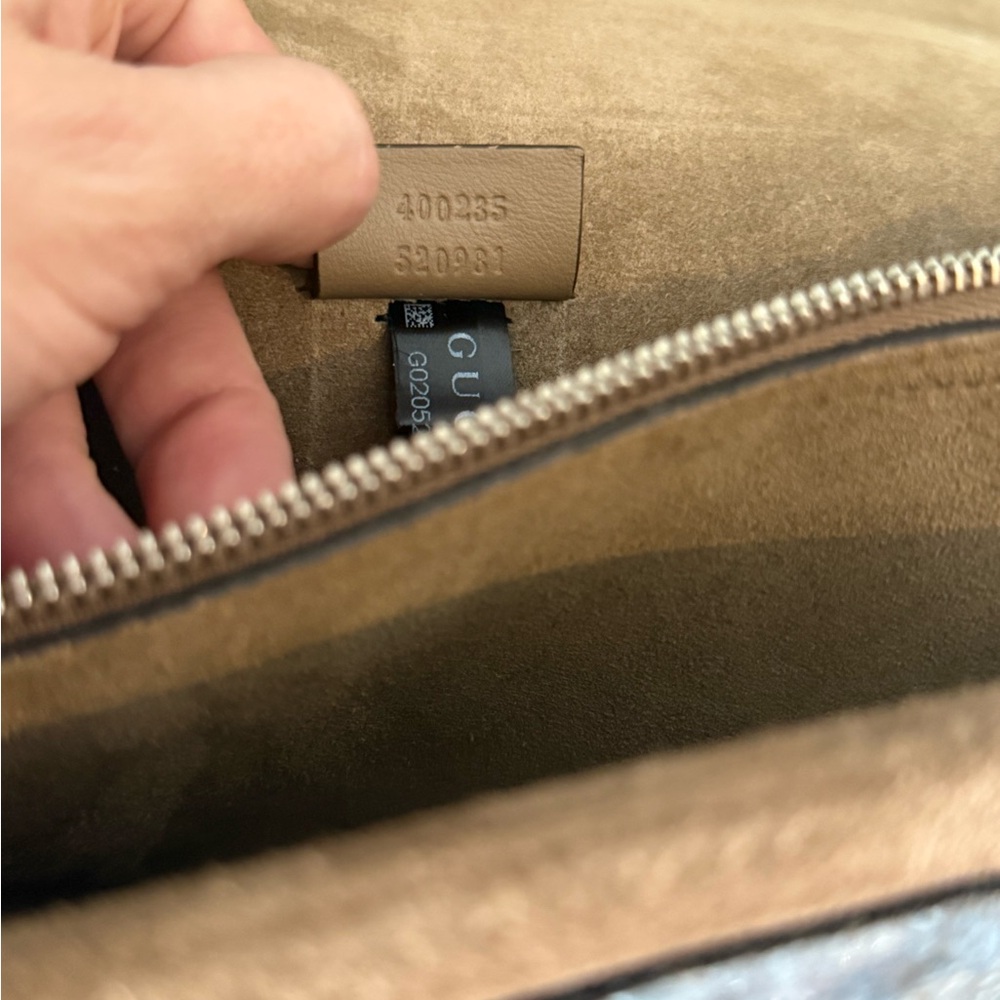 Gucci GG Supreme Monogram Lightning Embroidered Medium Dionysus Shoulder Bag - Picture 13 of 16
